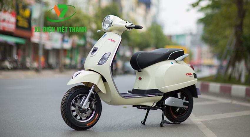 Xe điện Vespa Classic thanh lịch và nhẹ nhàng