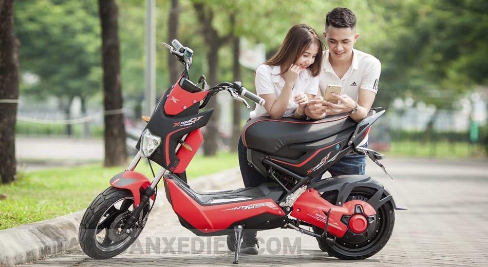 Xe máy điện Xmen GT 2017 sở hữu những bứt phá mới
